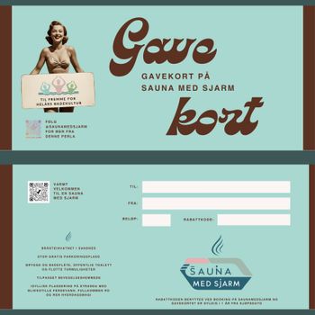Hovedbilde Gavekort på Sauna Med Sjarm