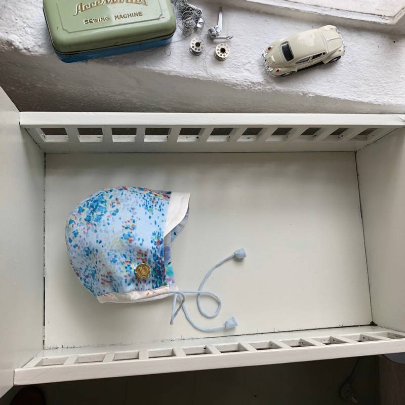 SOLSKYDD Ito blue Brimmed Bonnet (/3842)